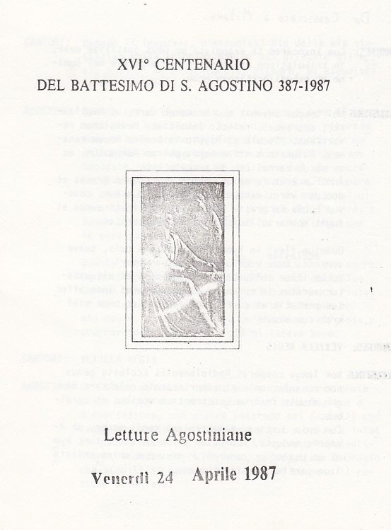La copertina della brochure
