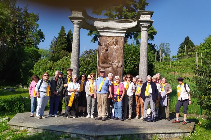 Il gruppo di pellegrini provenienti da Digne