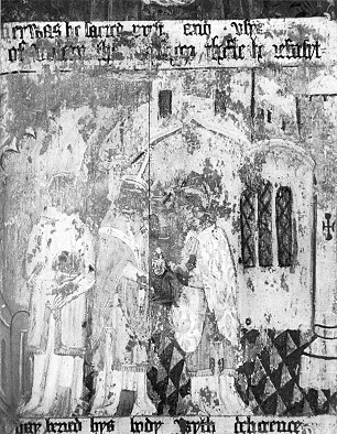 Agostino consacrato sacerdote da Valerio da una tavola di Carlisle