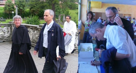 Padre Robert Prevost, futuro papa Leone XIV, in visita a Cassago