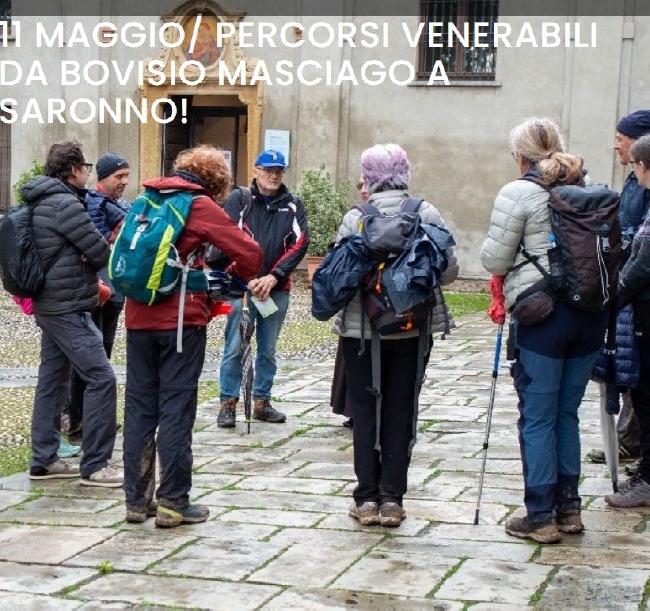 La partenza dei pellegrini