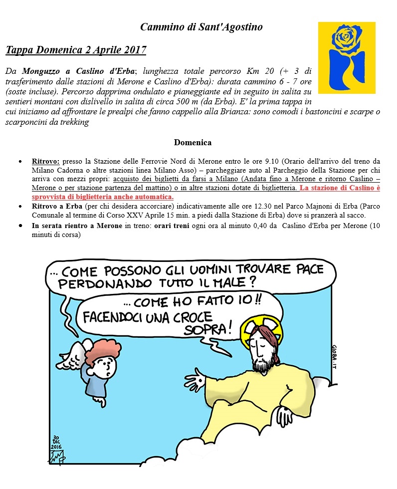 La locandina della tappa del 18 settembre 2016 da Cassano d'Adda a Gorgonzola