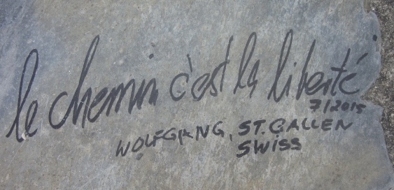 Il pensiero di un pellegrino svizzero in cammino