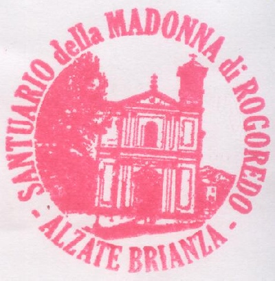 Il timbro applicato al Santuario della Madonna di Rogoredo