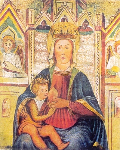 Cant: immaginetta con la madonna del Latte
