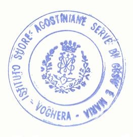 Timbro del convento delle agostiniane a Voghera