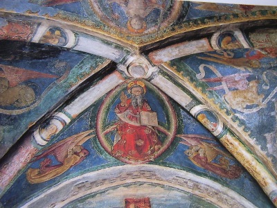 volta gotica con il Cristo Pantocrator