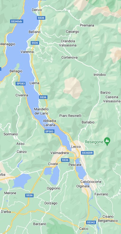 L'area interessata dai dati demografici