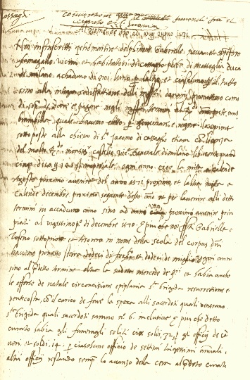 Convenzione fra la Comunit di Cassago e il parroco don Antonio Brambilla