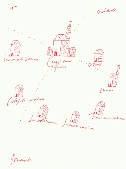 La cura di Cassago con i suoi cascinali