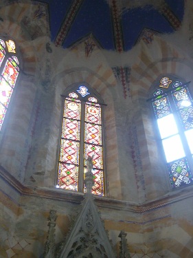 Interno del Sepoclreto Visconti a Tremoncino sorto su una precedente chiesa medioevale dedicata a san Salvatore