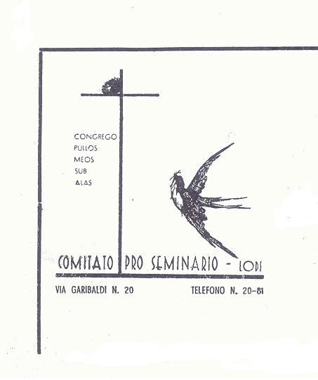Logo del foglio lettera del Seminario di Lodi