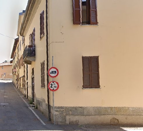 Via Fiume dove sorgeva la casa del coadiutore