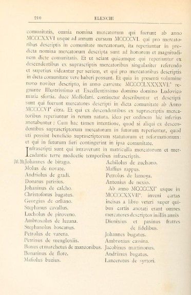 La pagina con la citazione di Georgius de orliano