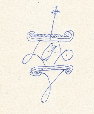 Firma del Tabellionato del notaio Cesare Isacco
