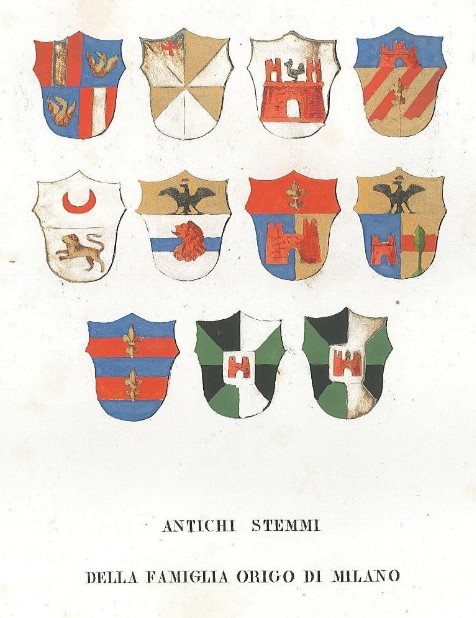 Stemmi della nobile famiglia Origo