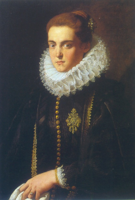 Nobildonna lombarda in costume seicentesco