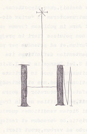 La firma del notaio Joseph Maurus