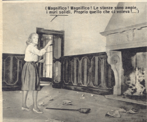 Interno di un locale del Palazzo Pirovano-Visconti