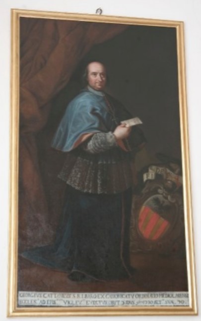 Quadro con il ritratto del vescovo Giorgio Cattaneo