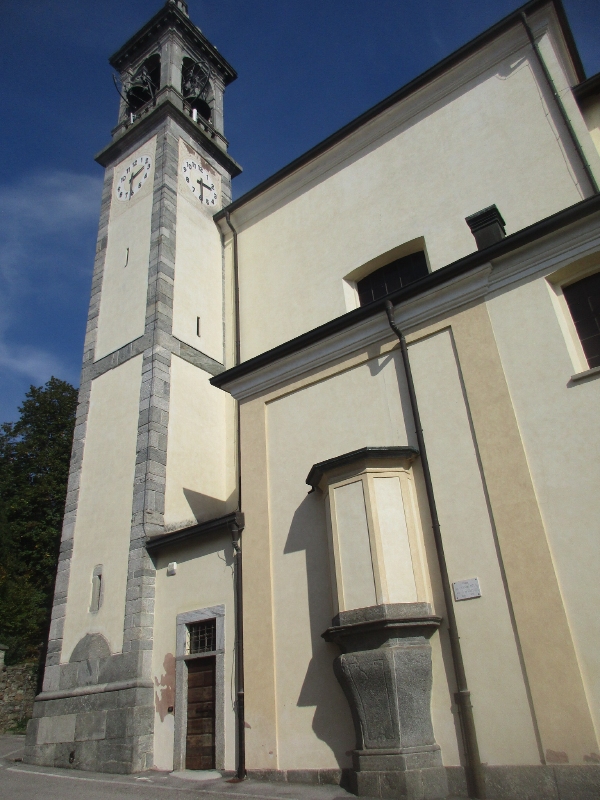 La struttura del Campanile della chiesa parrocchiale di Cassago