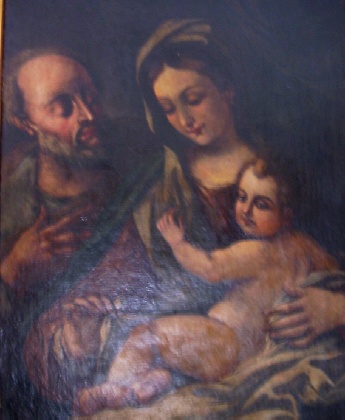 La Sacra Famiglia di anonimo cinquecentesco