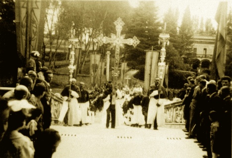 Processione devozionale a Cassago (1930)