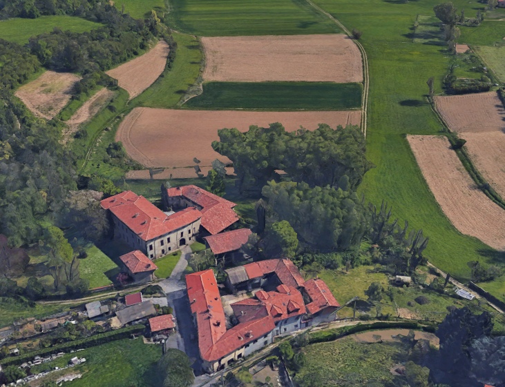 Il complesso edilizio di Zizzanorre visto dall'alto