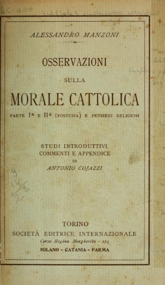 Il frontespizio dell'opera