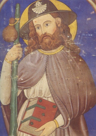 San Giacomo Maggiore in un affresco della chiesa di Nostra Signora a Rabastens