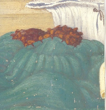 Il vestito di Brigida fiorisce