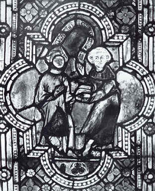Maestro di Erfurt Agostino e un suo compagno (1316 -1324) a Cassiciaco