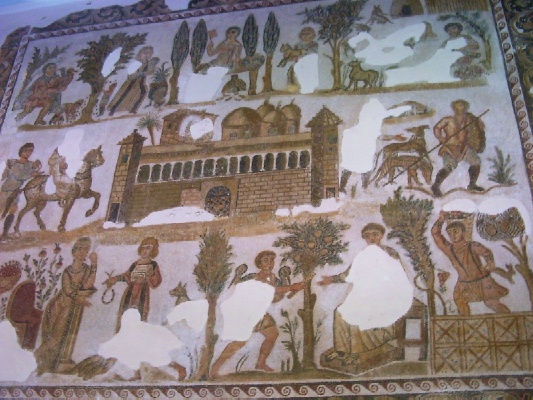 Mosaico della villa del dominus Iulius a Cartagine nel IV-V sec.