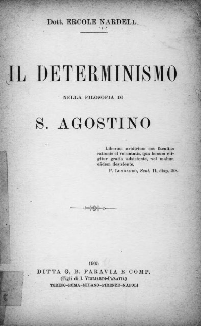La copertina del volume di Ercole Nardelli