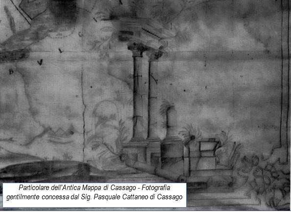 Mappa settecentesca di Cassago