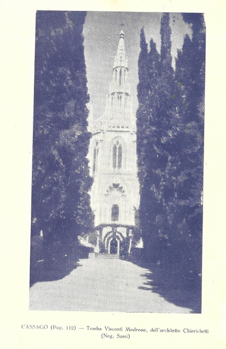 Foto del Sepolcreto Visconti prima dell'anno 1928