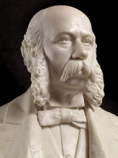 Busto di Ruggiero Bonghi alla Camera dei Deputati a Roma opera dello scultore Carmine Genua