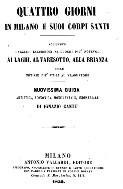 La pagina di Ignazio Cantù
