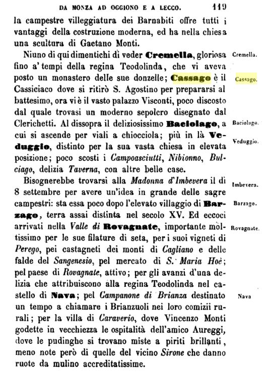 Il testo che ricorda il soggiorno di Agostino