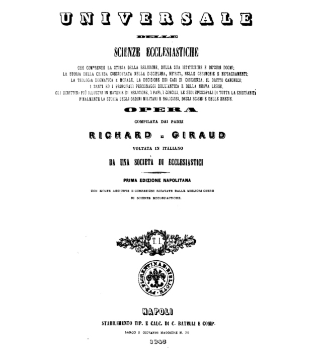 Copertina del libro dei padri Richard e Giraud