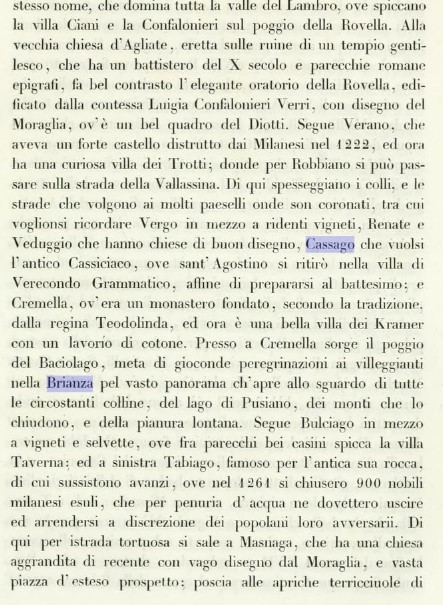 Il brano relativo al Cassiciacum agostiniano