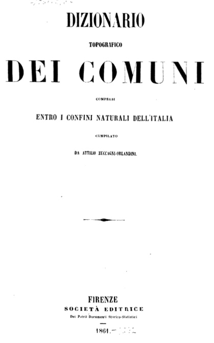 La copertina del libro di Attilio Zuccagni