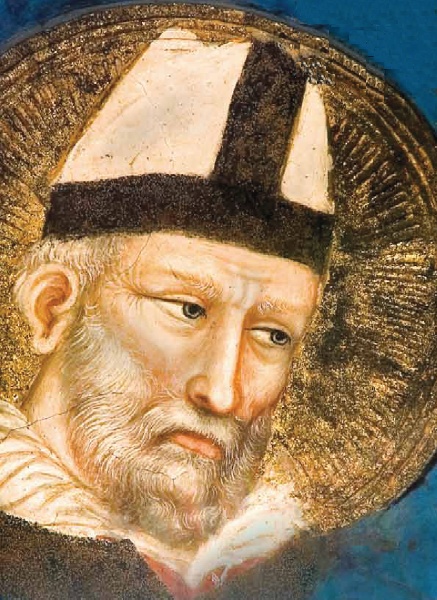 Sant'Agostino raffigurato nel Cappellone a Tolentino