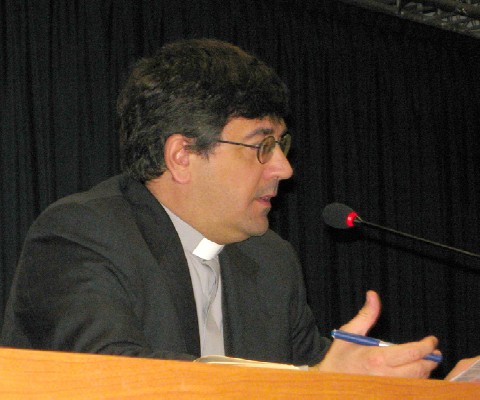 don Giuseppe Bolis il curatore della Mostra su sant'Agostino