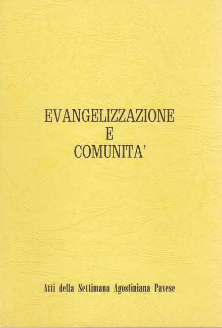 Copertina degli Atti della settimana Pavese