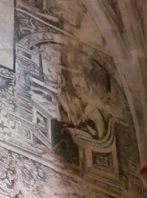 Esteban Mora nel convento di S. Nicola da Tolentino ad Actopan in Messico