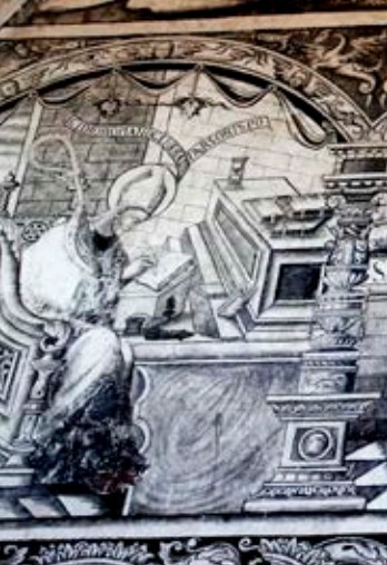 Egidio Romano nel convento di S. Nicola da Tolentino ad Actopan in Messico
