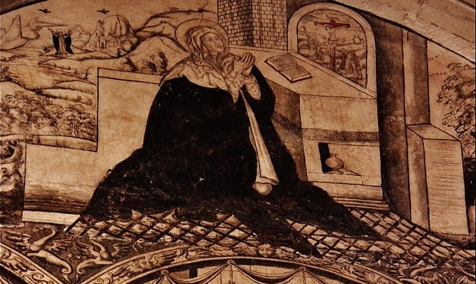 Monica nel convento di S. Nicola da Tolentino ad Actopan in Messico