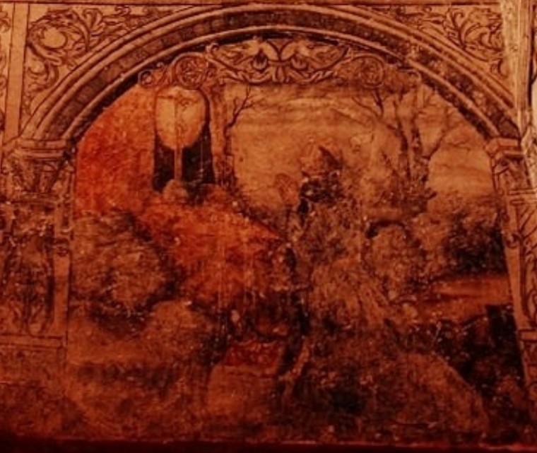 Giovanni Bono nel convento di S. Nicola da Tolentino ad Actopan in Messico