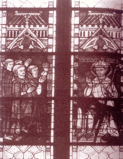 Agostino benedice i Canonici regolari